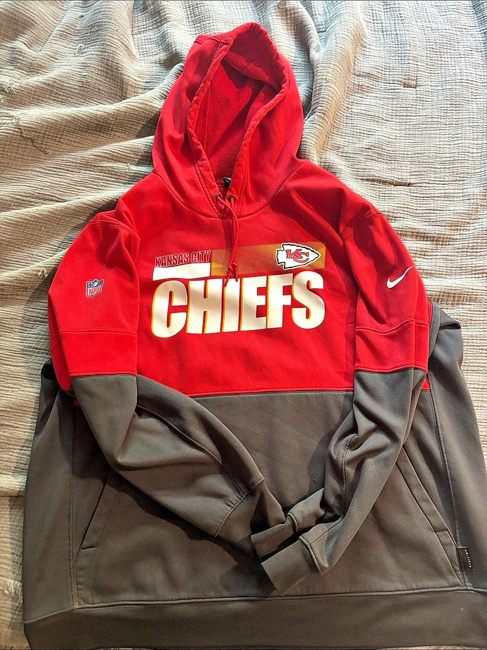 Nike Kansas City Chiefs Nike Onfield Apparel Dri-FIT Hoodie
